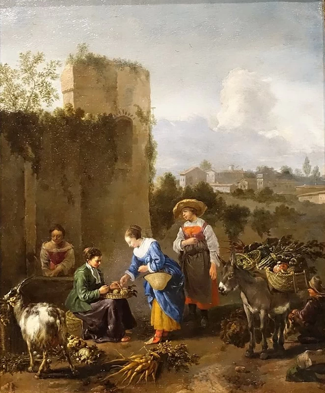 Donna che vende verdure - Old Masters Museum, Brussels